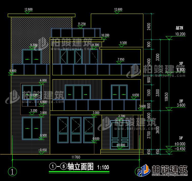 正立面图